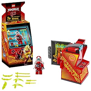 LEGO NINJAGO Kai Avatar - Arcade Pod 71714 Mini Arcade Machine Building Kit, New 2020 (49 Pieces)