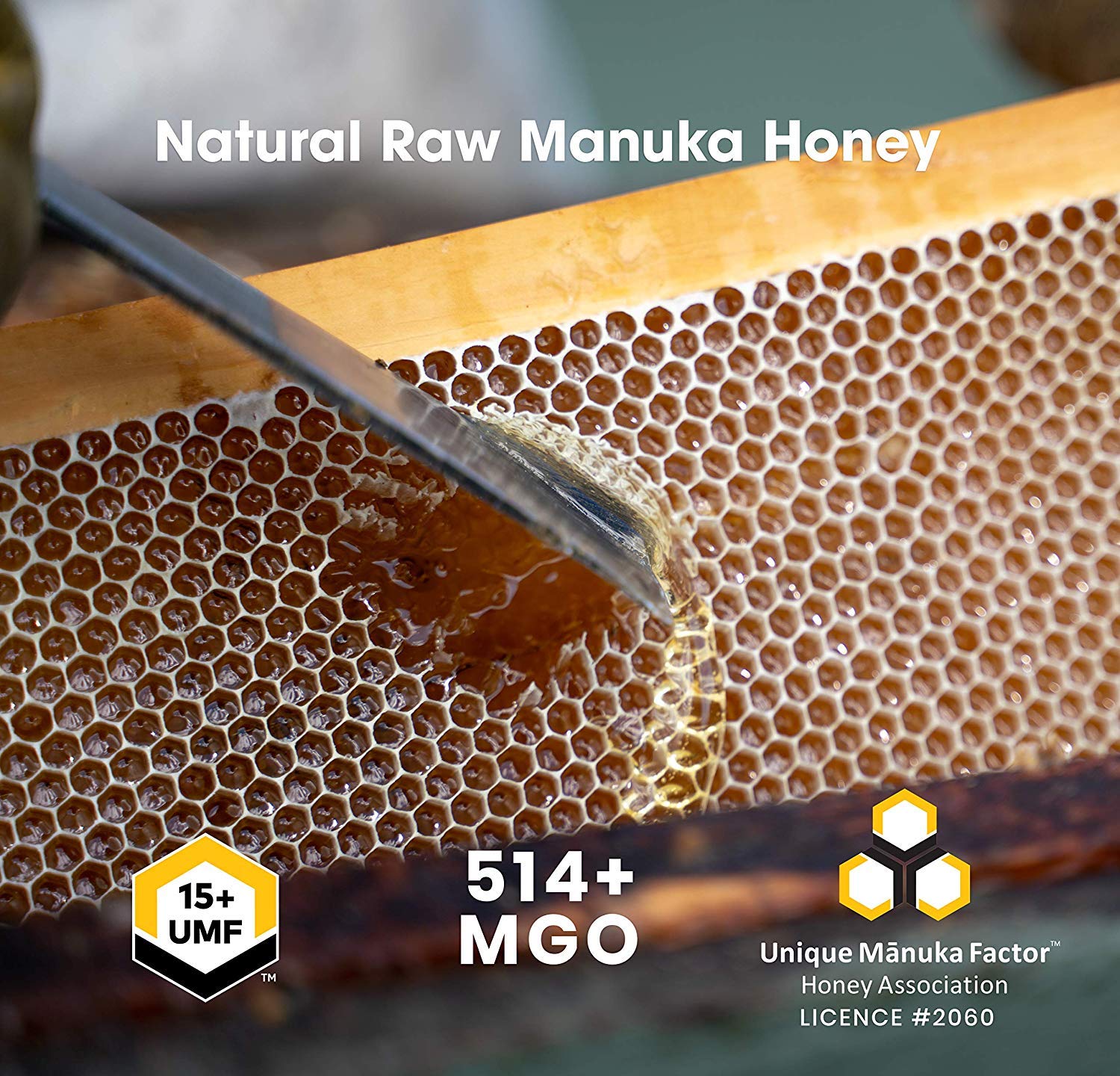New Zealand Honey Co. Raw Manuka Honey UMF 15+ MGO 514+, 8.8oz / 250g Buy Online in UAE
