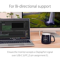 Moshi USB C to DisplayPort Cable 1.5m/5ft, Support