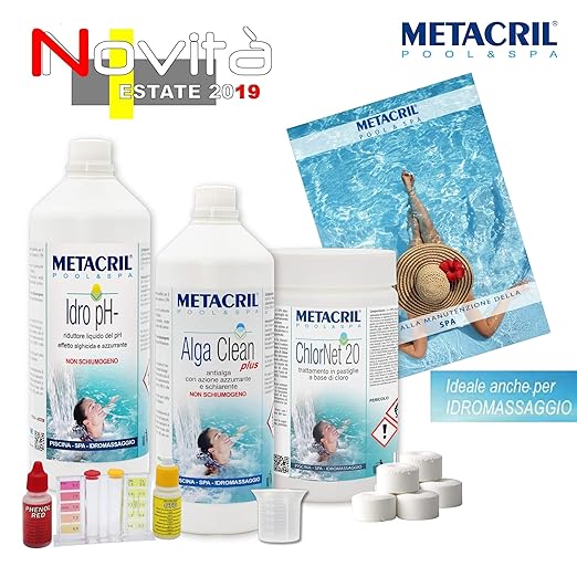 Metacril Starter Kit Chlor Per Trattamento Acqua A Base Di