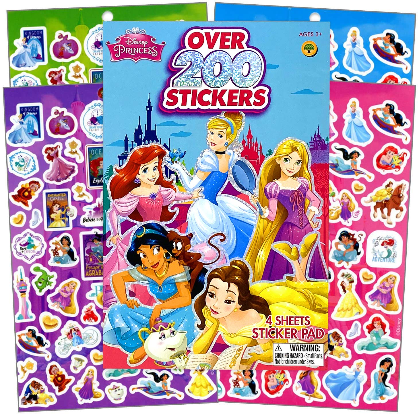 Disney Princess Series Sticker Book Over