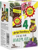 Baby Bio Houseplant Drip Feeders 4x40ml Ready To Use Fertiliser