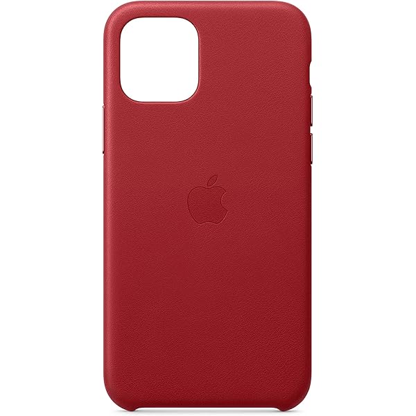 Amazon.com: Apple iPhone 11 Pro Max Leather Case - (Product) RED