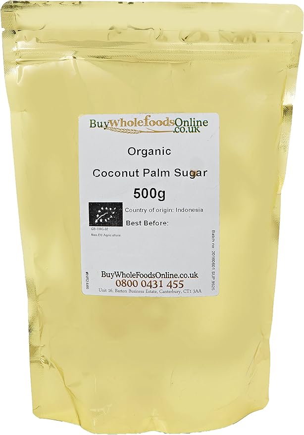 Buy Whole Foods Online Organic Coconut Palm Sugar 500 g Amazon.co.uk