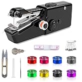 Handheld Sewing Machine Portable Electric Mini Kit for Adults | for Beginners, Quick Stitching, Includes Accessories, Manual Included, Hem Stitching