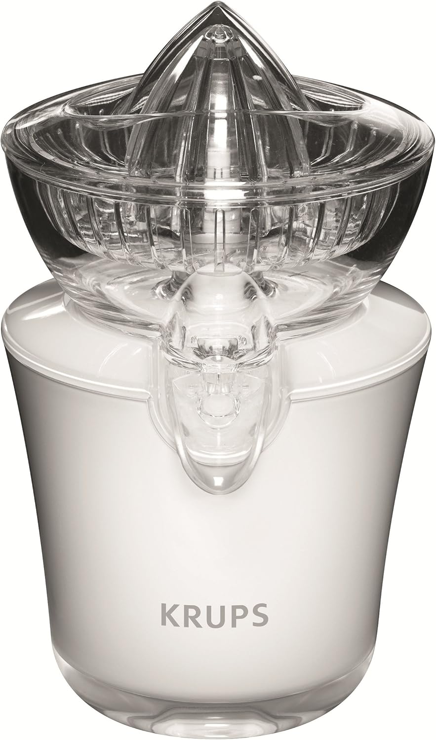 KRUPS ZX7201 Electric Acrylic Citrus Juicer with Automatic Fruit
