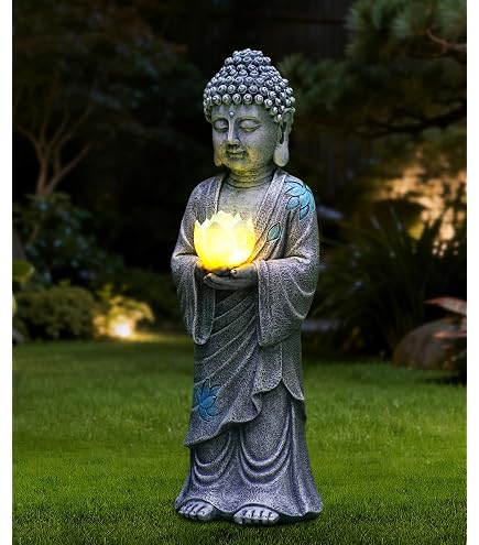Amazon.com : Garden Age Supply Praying Shaolin Monk : Patio, Lawn