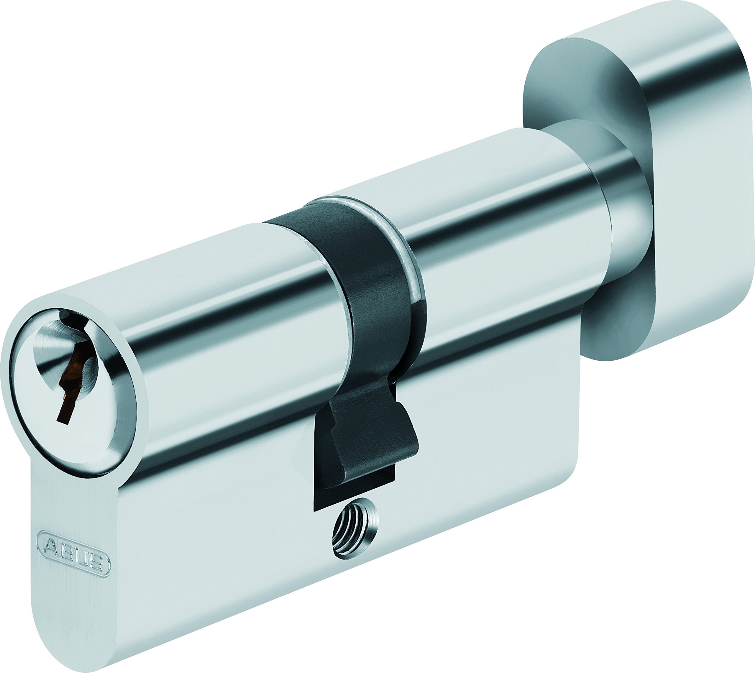 ABUS Door Cylinder with Knob, Silver, 30961