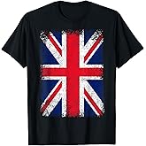 Union Jack Flag United Kingdom Great Britain England T-Shirt