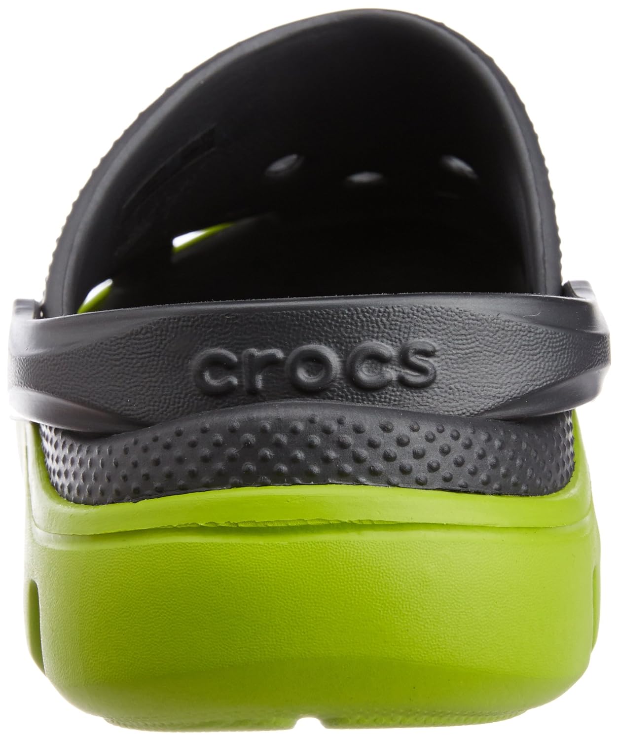 crocs unisex duet sport canary and cerulean blue rubber clogs and mules