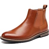 DECARSDZ Men's Chelsea Boots Casual Classic Comfy Slip-On Suede Chukka Mens Ankle Boot