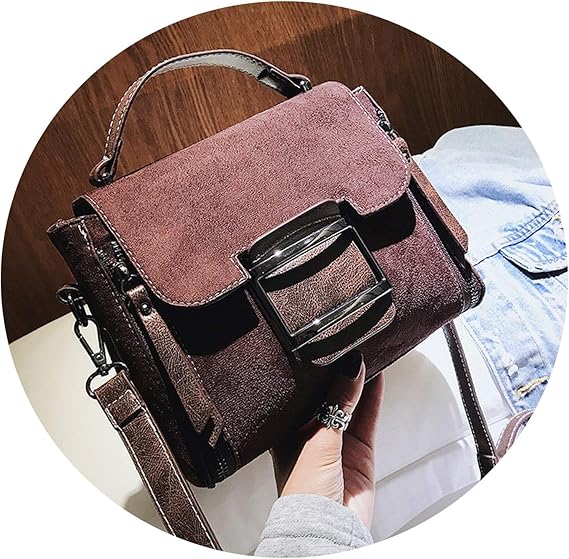 Amazon Co Jp テクスチャセンは 新しい小さなバッグ女性秋と冬の新しい波のワイルドスクラブポータブルメッセンジャーバッグ 服 ファッション 小物