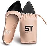 Silky Toes Womens Foldable Flat Ballet Shoes Casual Business Flats for Women (Ballet Pink New, US Footwear Size System, Adult, Women, Numeric, Medium, 11)