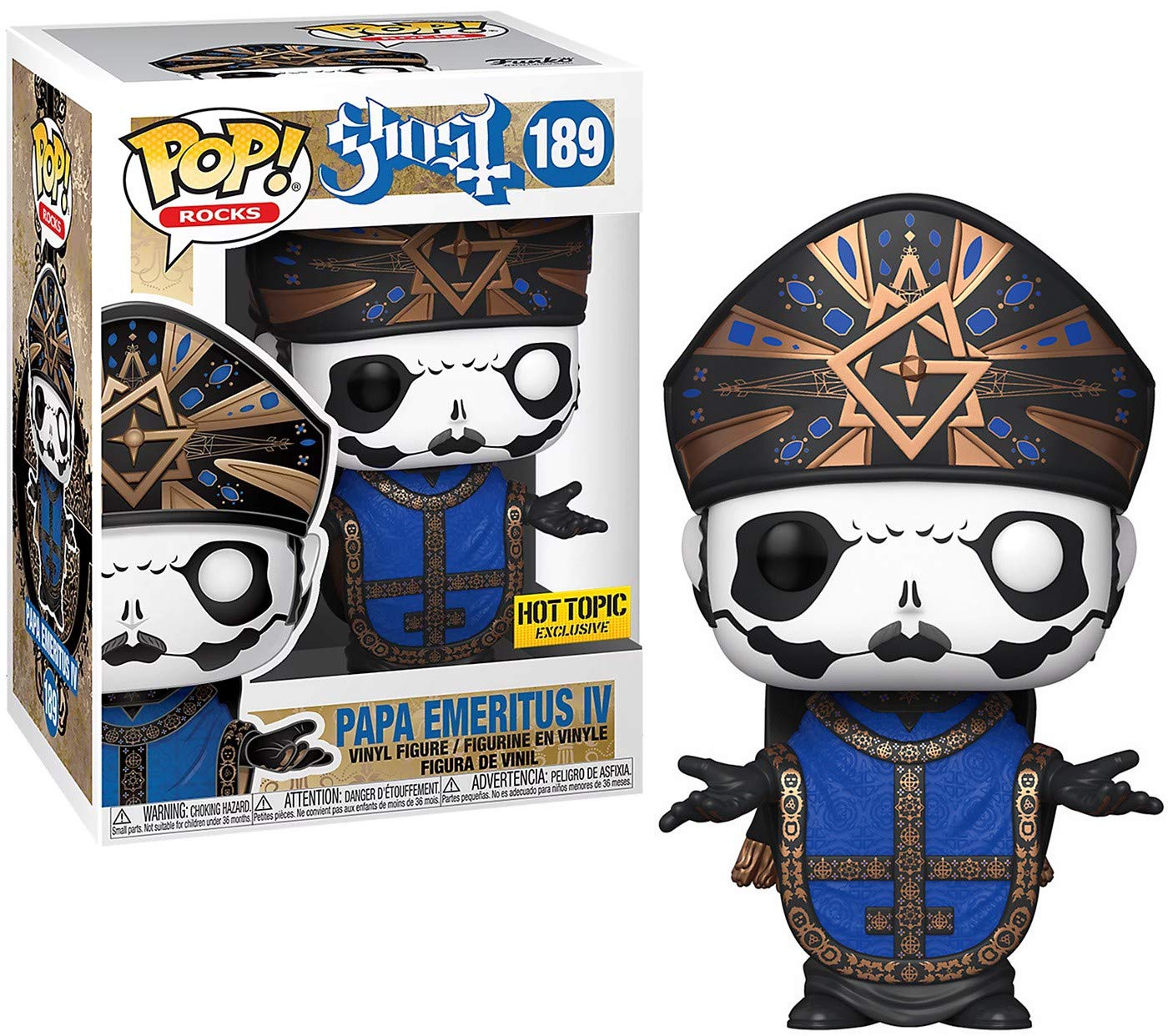 Funko 52250 Pop! Rocks: Ghost - Papa Emeritus IV (Special Edition) #189