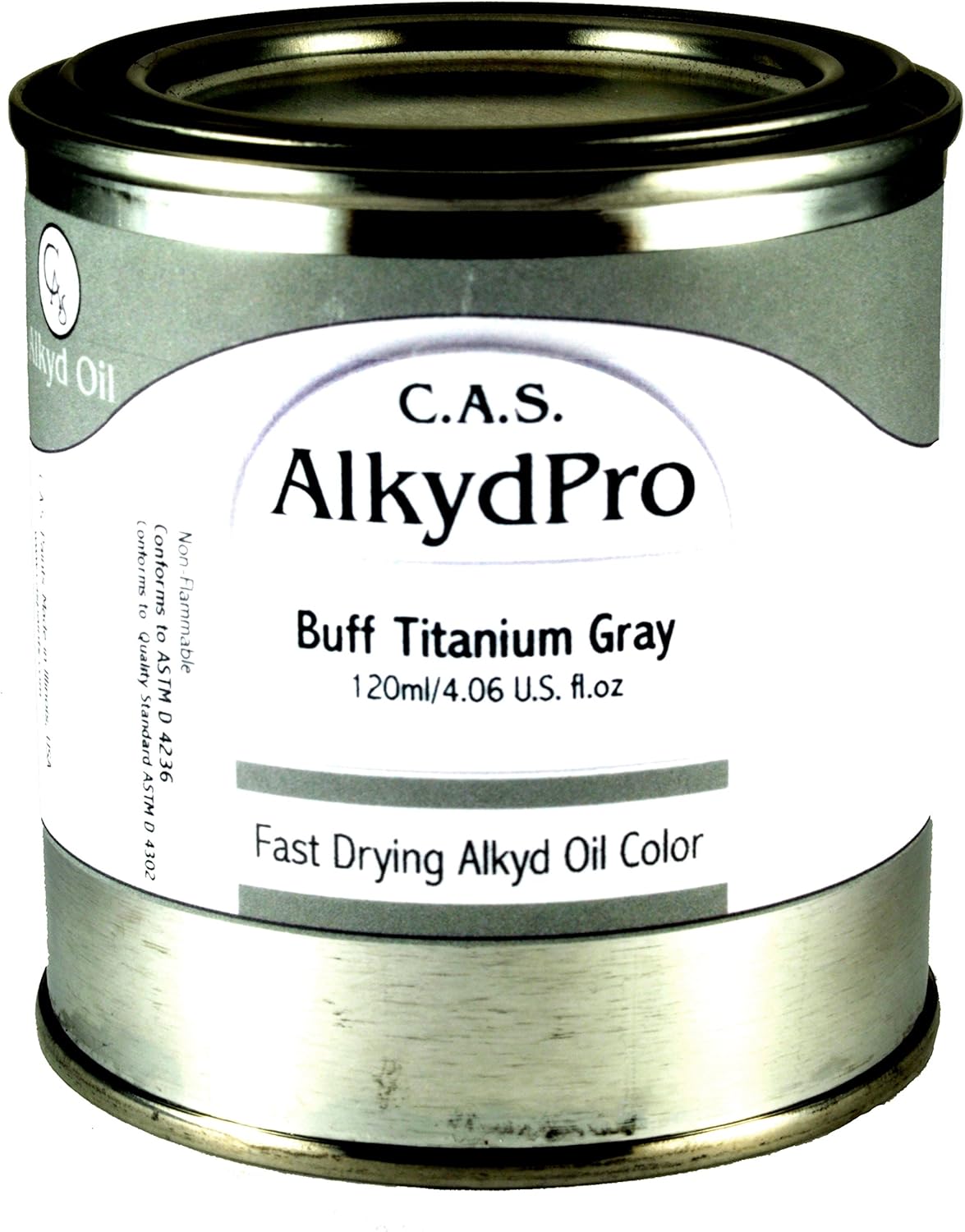 C.A.S. Paints AlkydPro FastDrying Oil Color Paint Can, 8