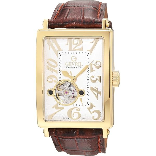 Amazon.com: Gevril Men's Ave of Americas Swiss Automatic Watch