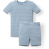 AVAUMA Stripe Pattern Baby Boys Girls Pajama Set Kids Toddler Snug fit Ribbed Sleepwear pjs for Daily Life Style