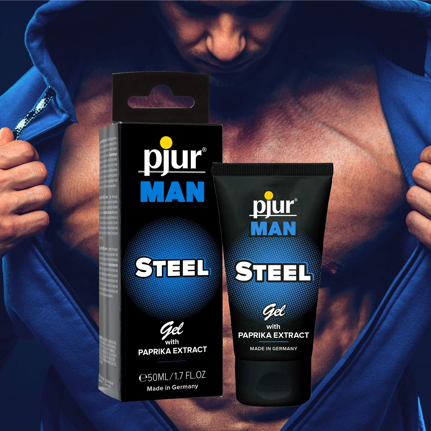 pjur Man Steel Gel - Erection Cream with Paprika and Menthol - for Application on The Penis - regenerates and invigorates Skin (50ml) - Image 5