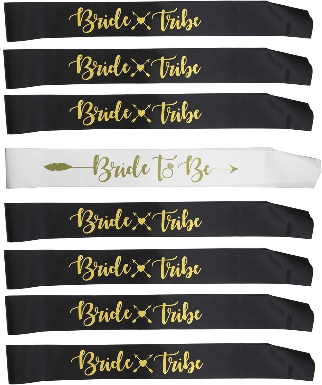 bride and bridesmaids sashes
