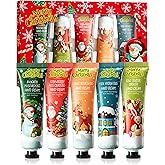 Mini Hand Cream Gift Kit-5Pcs Small Scented Hand Lotion for Dry Cracked Working Hands, Natural Fragrance Moisturizing Travel