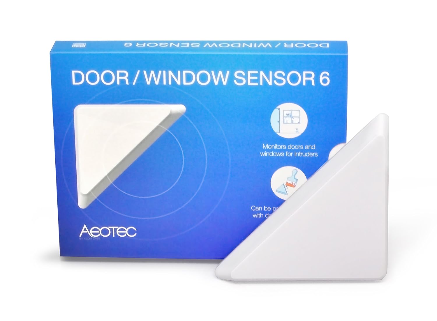Aeotec by Aeon Labs ZW112 ZW112-A Door/Window Sensor 6, Small, White