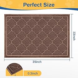 LuxStep Cat Litter Mat Litter Trapping Mat, 23x35