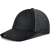 GADIEMKENSD Winter Baseball Caps Structured Wool Blend Hat