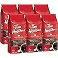 Tim Hortons Dark Roast, Rich Ground Coffee, Perfectly Balanced, Always Smooth, Made with 100% Arabica Beans, 72 Ounce, 12 Oz (Pack of 6), Red