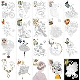 Konsait 20 Pack Paper Quilling Accessories Kit - Quilling Supplies for Adults - DIY Drawing Handcraft