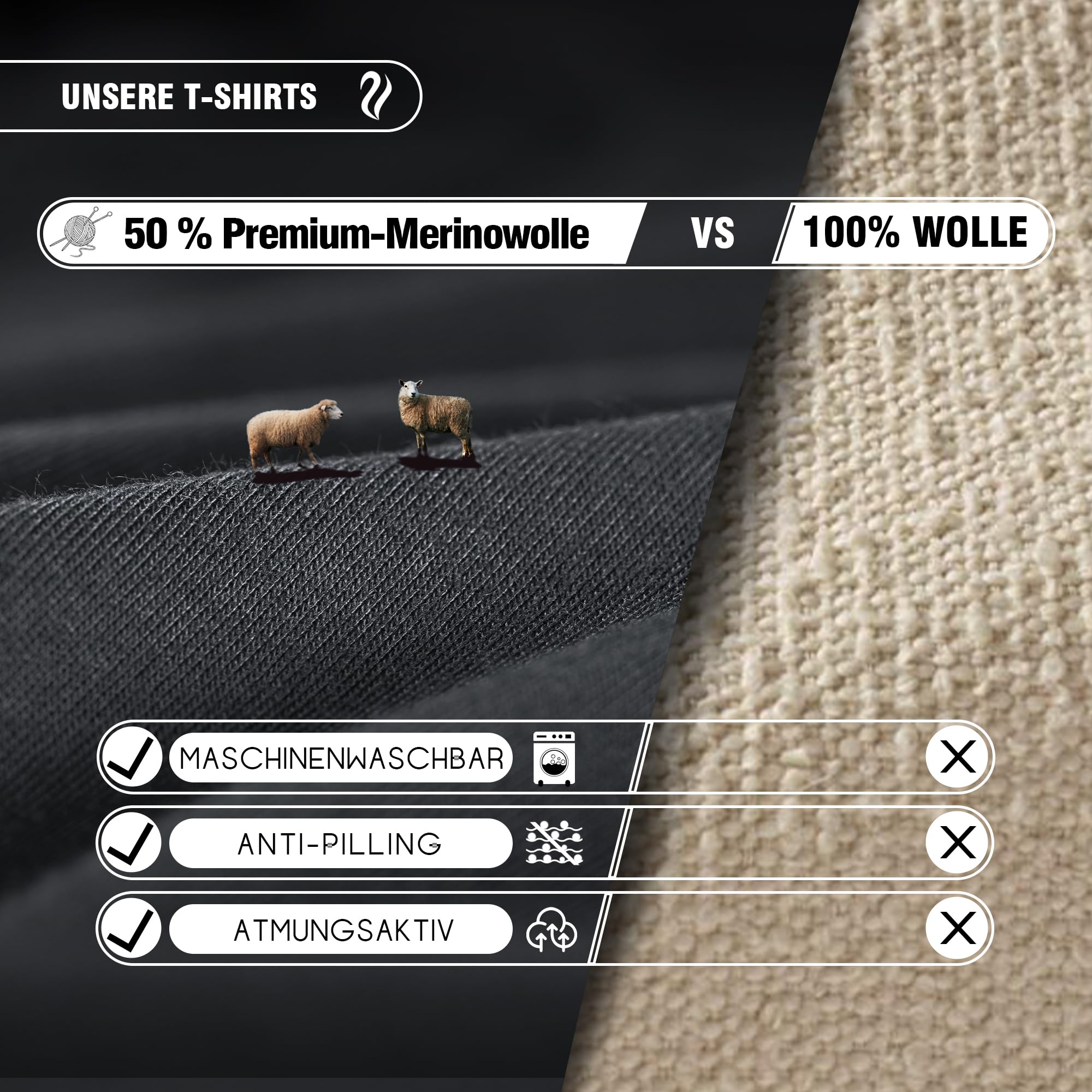 ineepor Merino Shirt Herren Slim Fit Extra lang Kurzarm Funktionsshirt Sportshirt Wandershirt UPF 50+ Kühlung Atmungsaktiv Schnelltrocknend Geruchshemmend Anti Schweiß Unterhemd, Gym Fitness Trekking 4