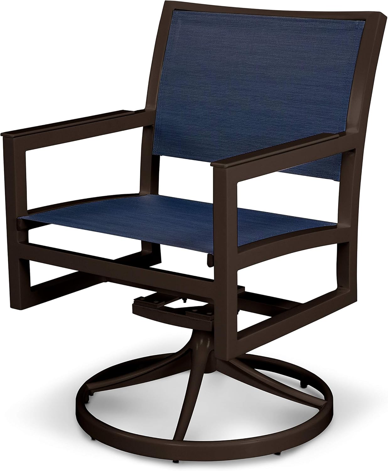Amazon Com Trex Outdoor Furniture Cube Swivel Rocker In Satin