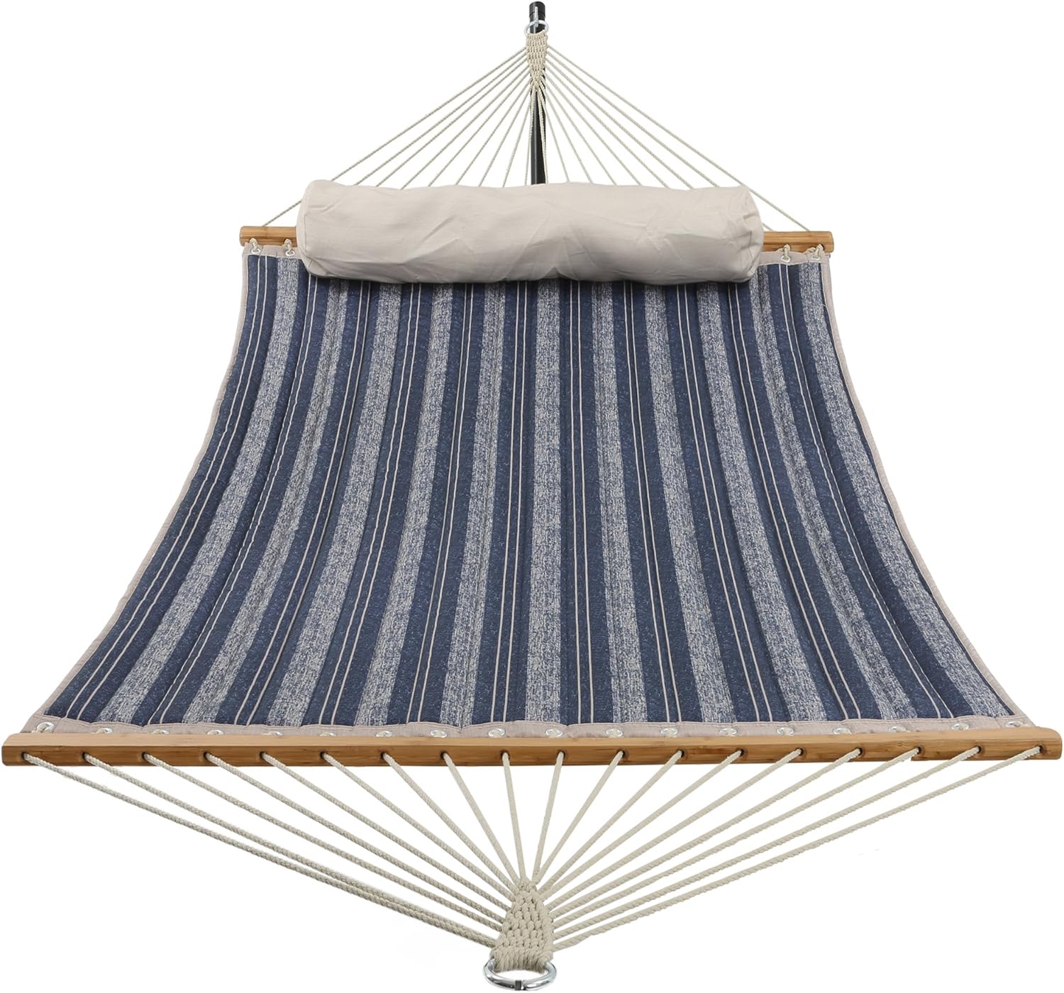 Best quilted double hammock with spreader bar