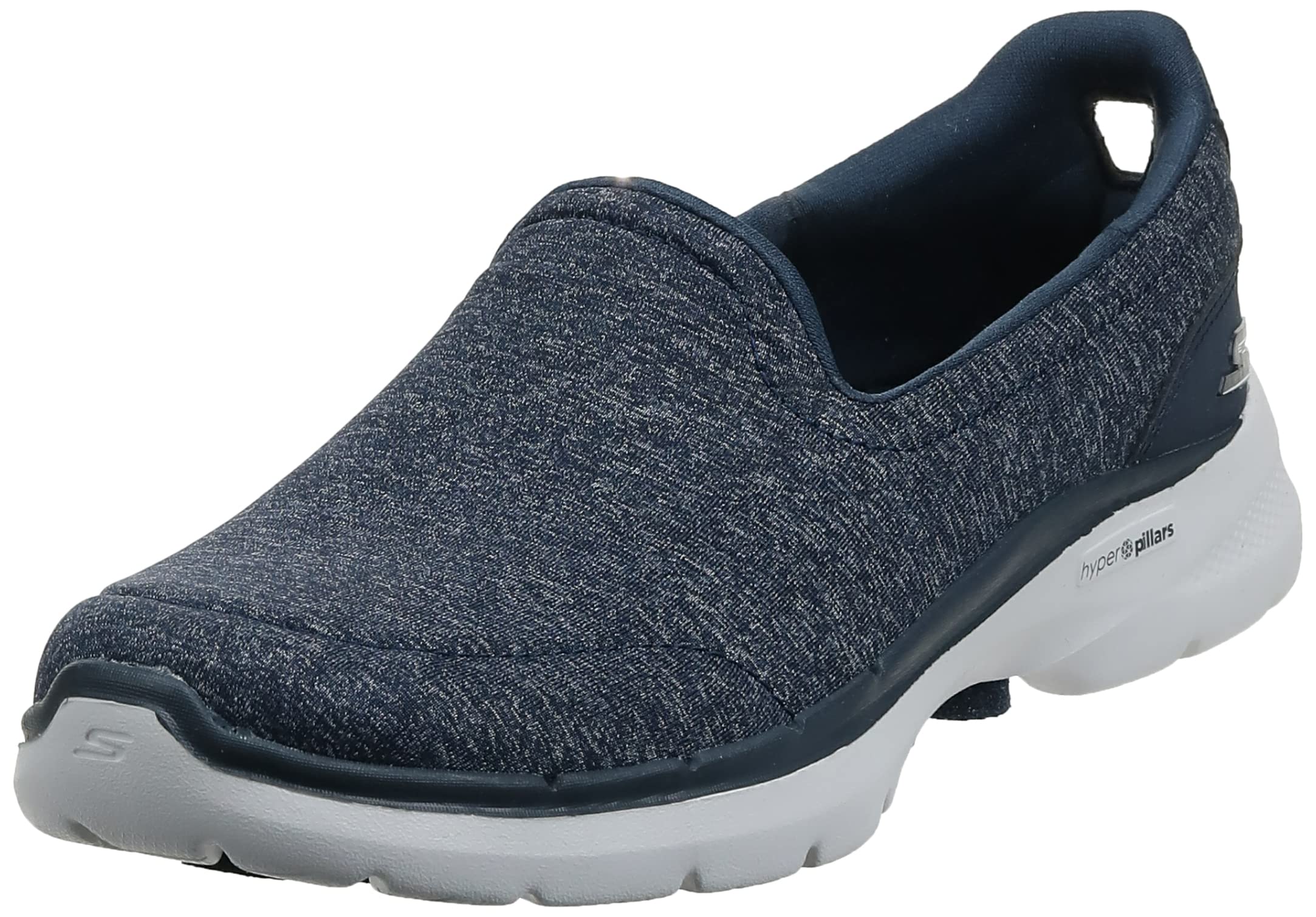 Skechers Performance Women's GO Walk 6 - Grand Horizon, Navy/White, 13 Wide Image