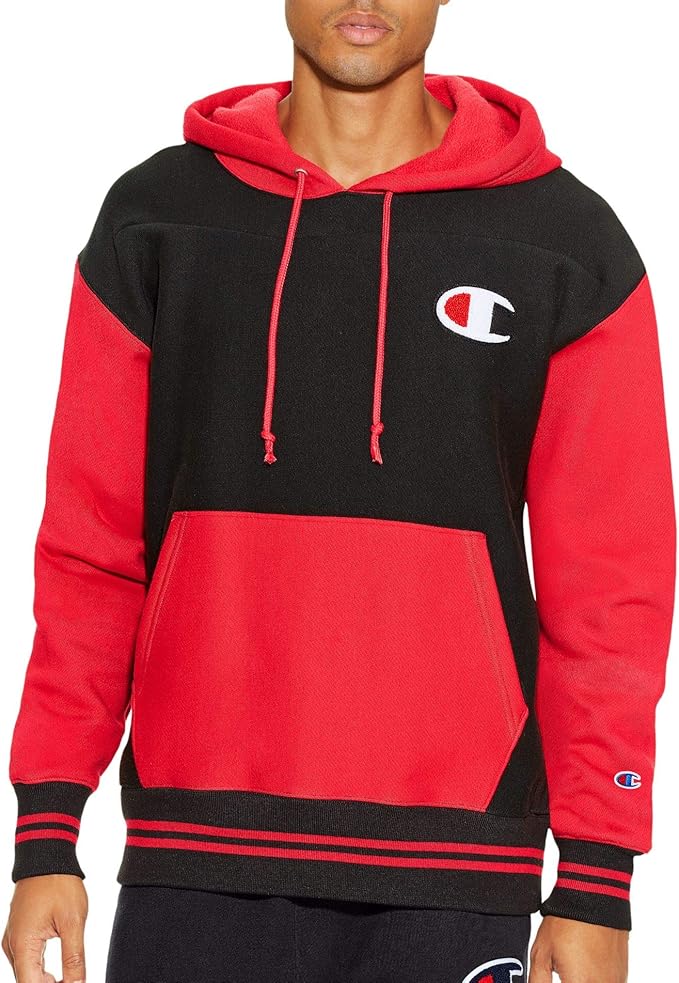 Champion reverse colorblock hoodie Clearance