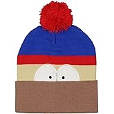 Bioworld South Park Big Face Cuff Knit Beanie Hat Cap - 4 Styles Available Cartman, Towelie, Kenny, and Stan