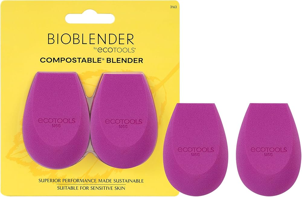 EcoTools Bioblender Makeup Sponge Duo Pack for Liquid Cream Application