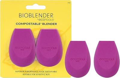 EcoTools Bioblender Makeup Sponge Duo Pack for Liquid Cream Application