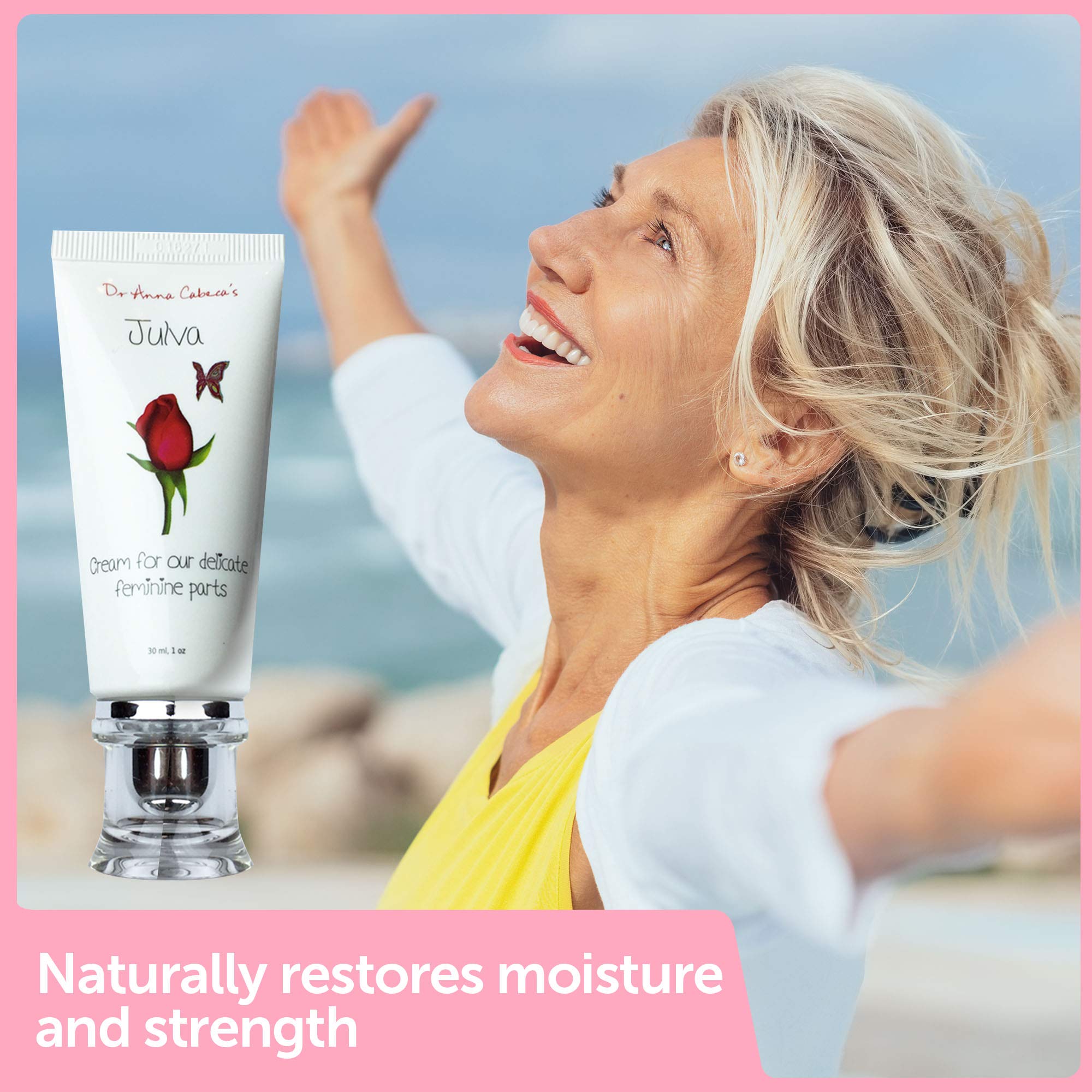 Julva Feminine Cream Personal Moisturizer Feminine Health Moisturizer