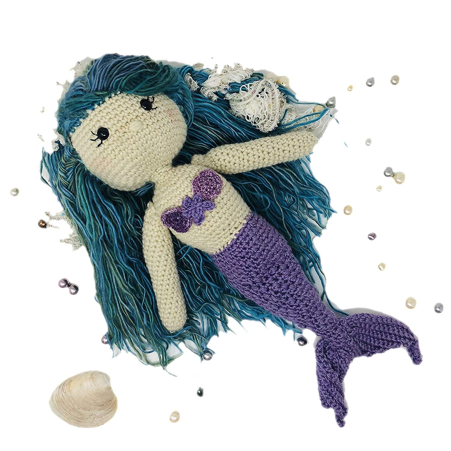large mermaid stuffed animal
