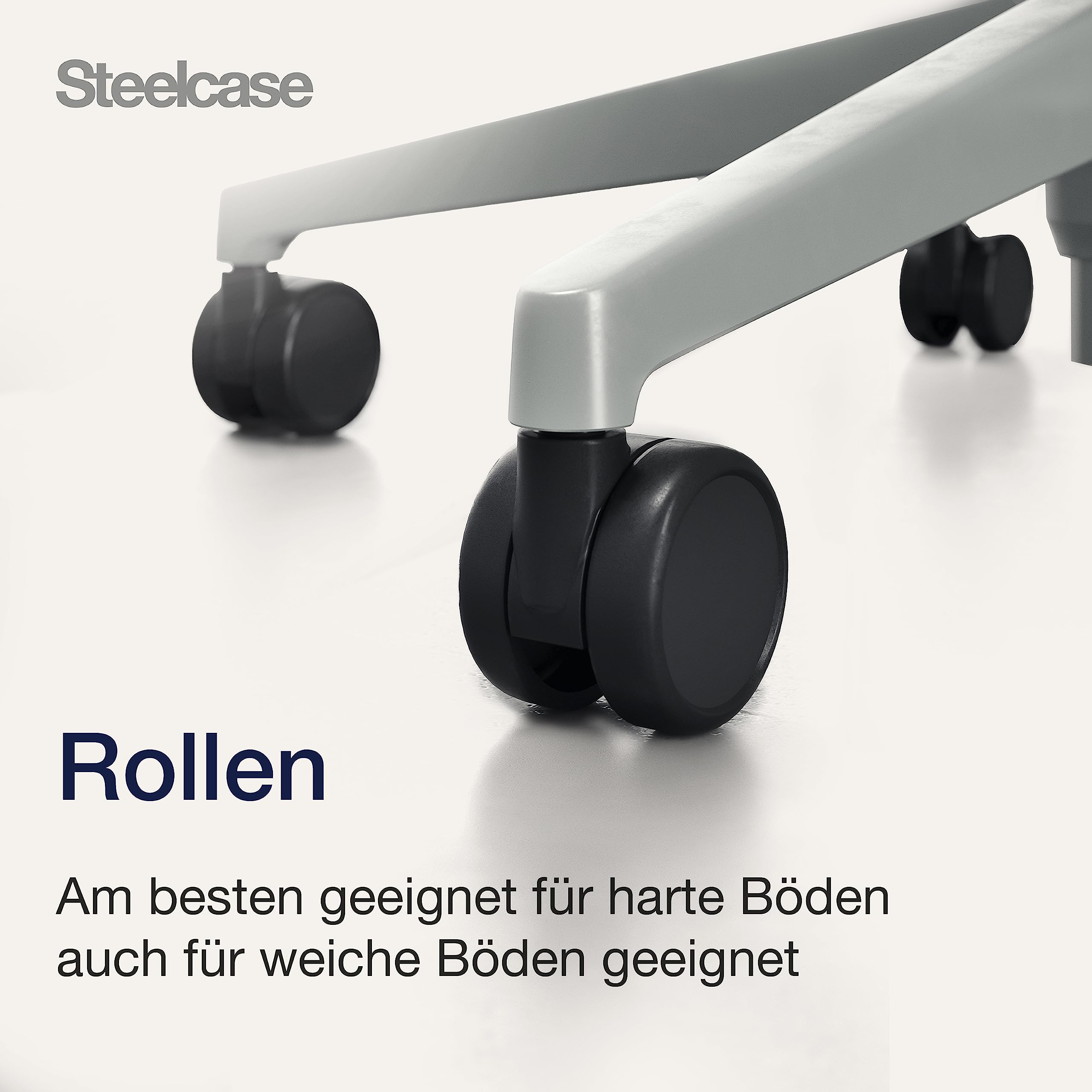 Steelcase Gesture Ergonomischer Bürostuhl mit 360° Armlehnen, 3D-Live Back Lumbalstütze, anpassbarer Kopfstütze Trüffel, 66 x 62.5 x 107 9