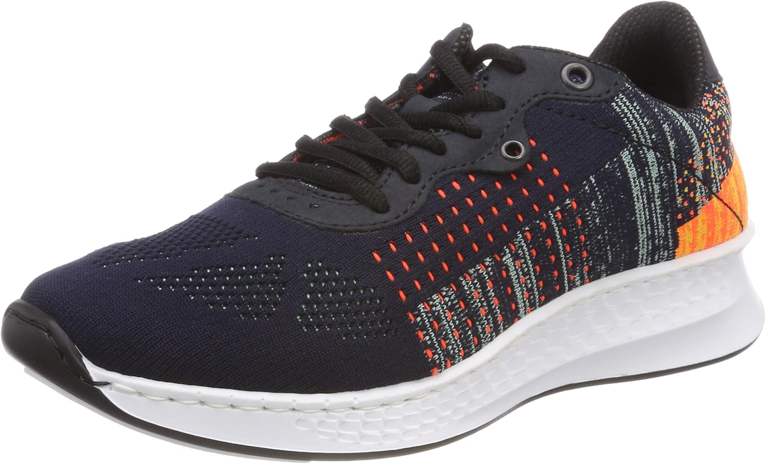 Amazon.com | Rieker Women's Low-Top Trainers, Multicolour Nautic Multi Pazifik 92, 5 UK 
