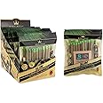 King Palm Slim Size Cones - (Display 8 Pack 200 Rolls Total) - Natural Pre Roll Palm Leafs - Pre Rolled Cones - All Natural Cones - Corn Husk Filter - Preroll Cones - Cones with Filter - Organic Cones