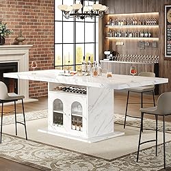 HSH Dining Table for 4–6, 63" Modern Kitchen