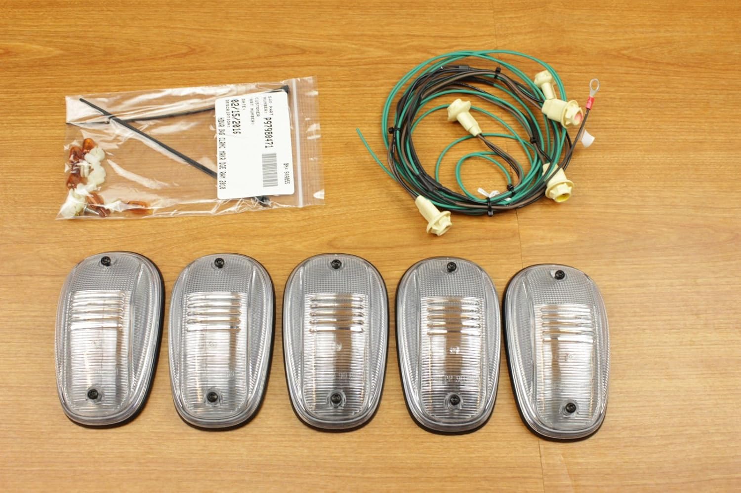 Amazon.com: Dodge Ram 1500 2500 3500 Roof Cab Clearance Lamps Light Kit  Mopar OEM: Automotive