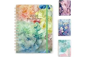 FRAGRANTGARDEN 2025 Planner, Academic Monthly And Weekly Calender Planner, Jan. 2025 – Dec. 2025, A5 (6.3" X 8.5") Planner With Flexible Cover, Twin-Wire Binding, Planner With Monthly Tabs For Teacher & Student (B)