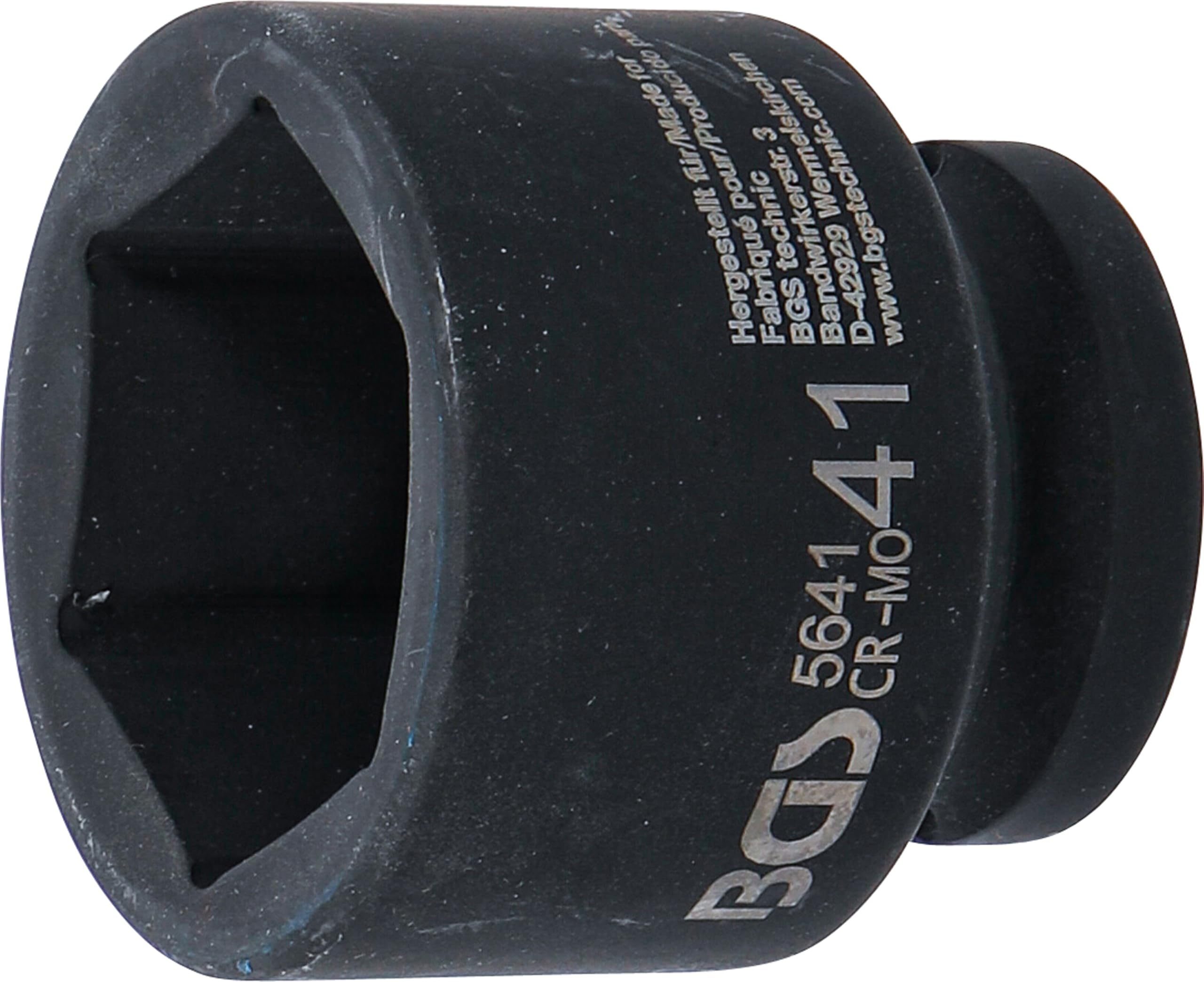BGS 5641 | Impact Socket, Hexagon | 20 mm (3/4") Drive | 41 mm