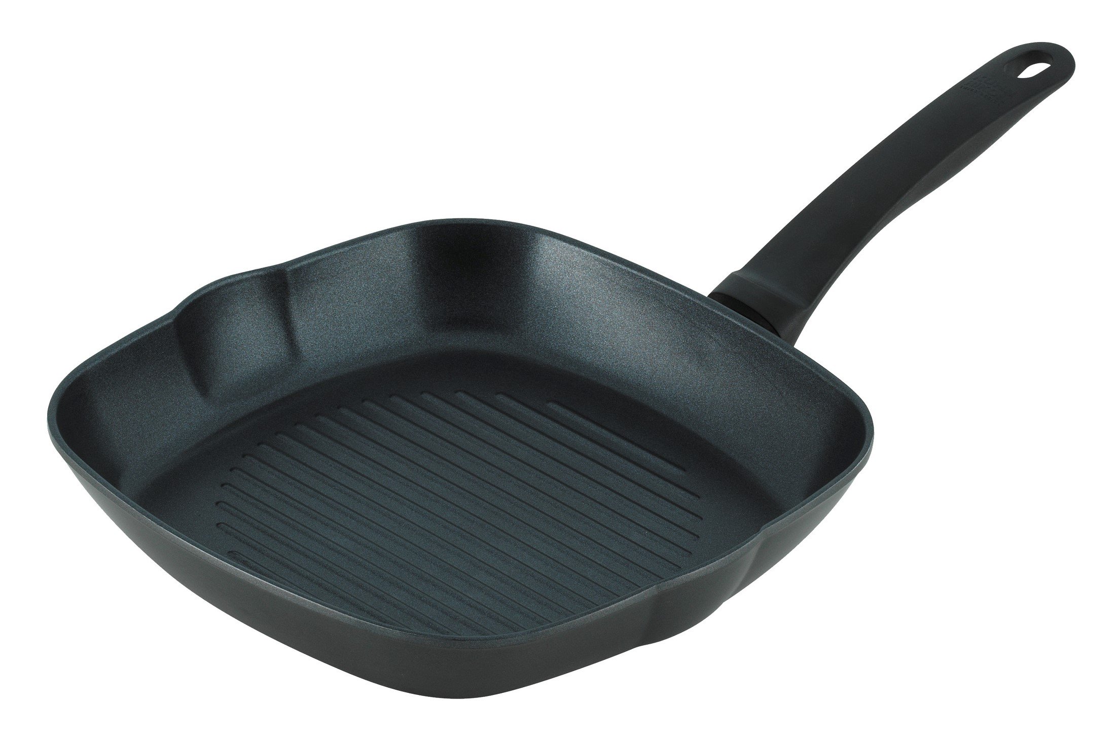 Kuhn Rikon Easy Induction Non-Stick Grill Pan, 26 cm, Black