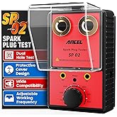 Ancel SP02 Spark Plug Tester Automotive Engine Ignition Coil Tester Dual Holes 0 to 6000RPM Adjustable Working Frequency Car 
