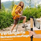 COVACURE 2025 New Upgrade Walking Poles 2pcs Ultralight Aluminum Folding Sticks view 3