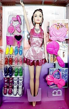 TENDERFEET New Design Girl Doll with Accessories Toy Set for Girl (Multicolor)
